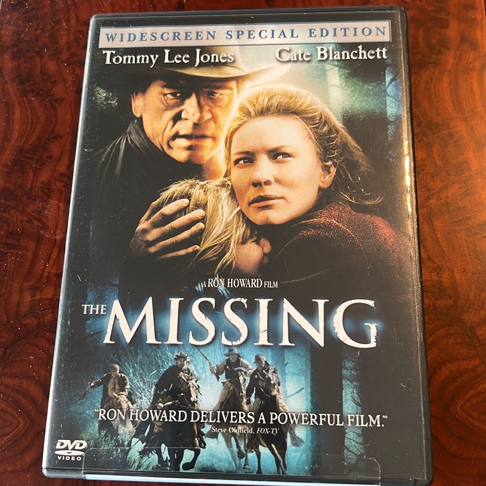 Assorted movies 3/$10 “The Missing” starring Tommy Lee Jones and Cate Blanchett